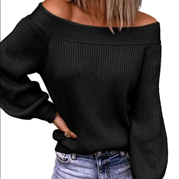 Nasty Gal Sweaters - SIZE 16 (XL) OFF SHOULDER SWEATER